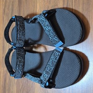 Teva Men's Original Universal Sandal -  Ripple Cendre Blue